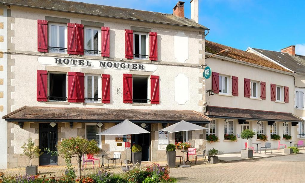 Logis Hotel Restaurant Nougier Saint-Etienne-de-Fursac Ngoại thất bức ảnh